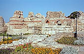 Nessebar - remains of the ancient fortification walls 